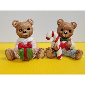 Set of Homco Christmas Bears 5211